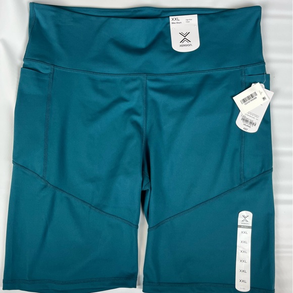 Xersion Shorts Nwt Womans Xersion High Rise Fitted Bike Short Xxl